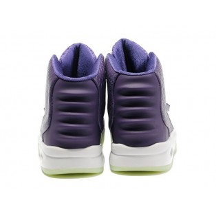 Nike Air Yeezy 2/II 2014 (Customs by Mache) Chaussures Nike Nouvelle Pour Homme Violet/Rouge 508214-009