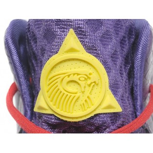 Nike Air Yeezy 2/II 2014 (Customs by Mache) Chaussures Nike Nouvelle Pour Homme Violet/Rouge 508214-009