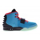 Nike Air Yeezy 2/II 2014 Gym Chaussures Nike Nouvelle Pour Homme Bleu/Noir/Rouge 508214-007