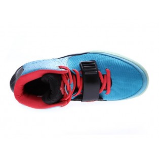 Nike Air Yeezy 2/II 2014 Gym Chaussures Nike Nouvelle Pour Homme Bleu/Noir/Rouge 508214-007