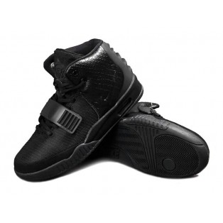 Nike Air Yeezy 2/II 2014 Toute Chaussures Nike Nouvelle Pour Homme Noir 508214-001