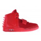 Nike Air Yeezy 2/II 2014 Toute Chaussures Nike Nouvelle Pour Homme Rouge 508214-660