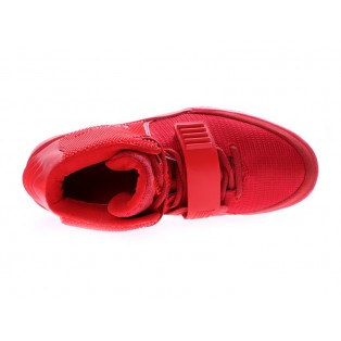 Nike Air Yeezy 2/II 2014 Toute Chaussures Nike Nouvelle Pour Homme Rouge 508214-660