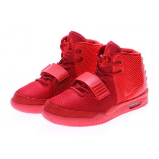 Nike Air Yeezy 2/II 2014 Toute Chaussures Nike Nouvelle Pour Homme Rouge 508214-660
