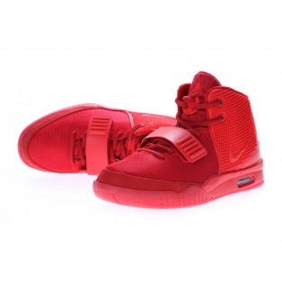 Nike Air Yeezy 2/II 2014 Toute Chaussures Nike Nouvelle Pour Homme Rouge 508214-660
