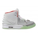 Nike Air Yeezy 2/II NRG (Kanye West) Chaussures Nike Nouvelle Pour Homme Gris/Blanc/Rouge 508214-010A