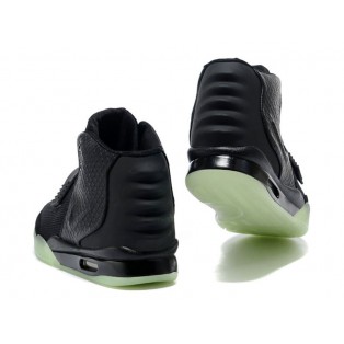 Nike Air Yeezy 2/II NRG (Kanye West) Chaussures Nike Nouvelle Pour Homme Noir 508214-101