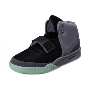 Nike Air Yeezy 2/II NRG (Kanye West) Chaussures Nike Nouvelle Pour Homme Noir/Cool Gris/Dark Gris 508214-110