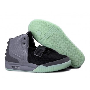 Nike Air Yeezy 2/II NRG (Kanye West) Chaussures Nike Nouvelle Pour Homme Noir/Cool Gris/Dark Gris 508214-110