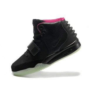 Nike Air Yeezy 2/II NRG (Kanye West) Chaussures Nike Nouvelle Pour Homme Noir/Pink 508214-006