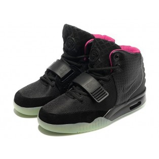 Nike Air Yeezy 2/II NRG (Kanye West) Chaussures Nike Nouvelle Pour Homme Noir/Pink 508214-006