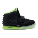 Nike Air Yeezy 2/II NRG (Kanye West) Chaussures Nike Nouvelle Pour Homme Noir/Vert 508214-103