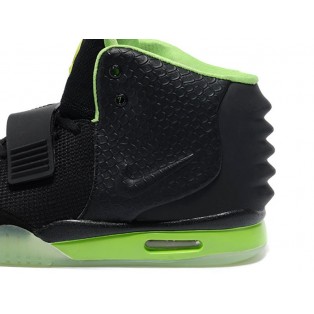 Nike Air Yeezy 2/II NRG (Kanye West) Chaussures Nike Nouvelle Pour Homme Noir/Vert 508214-103