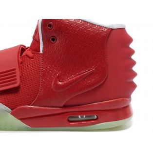 Nike Air Yeezy 2/II NRG (Kanye West) Chaussures Nike Nouvelle Pour Homme Rouge/Blanc 508214-107
