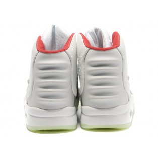 Nike Air Yeezy 2/II NRG (Kanye West) Wolf Chaussures Nike Nouvelle Pour Homme Gris/Blanc/Rouge 508214-010