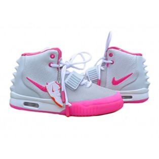 Nike Air Yeezy GS Chaussures Nike Nouvelle Pour Femm Gris/Rose 508215-001
