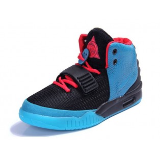 Nike Air Yeezy GS Chaussures Nike Nouvelle Pour Femme Noir/Bleu 508215-007