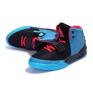 Nike Air Yeezy GS Chaussures Nike Nouvelle Pour Femme Noir/Bleu 508215-007