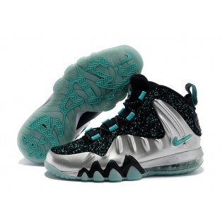 Nike Barkley Posite Max Chaussures De Boutique Basket-Ball Pour Homme Argent/Vert 555097-040
