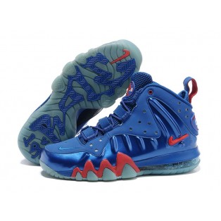 Nike Barkley Posite Max Chaussures De Boutique Basket-Ball Pour Homme Bleu/Rouge 555097-300