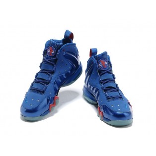 Nike Barkley Posite Max Chaussures De Boutique Basket-Ball Pour Homme Bleu/Rouge 555097-300