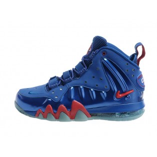Nike Barkley Posite Max Chaussures De Boutique Basket-Ball Pour Homme Bleu/Rouge 555097-300