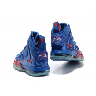 Nike Barkley Posite Max Chaussures De Boutique Basket-Ball Pour Homme Bleu/Rouge 555097-300