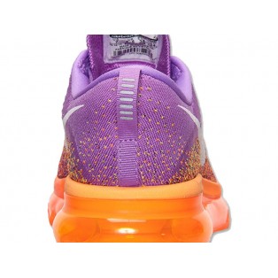 Nike Flyknit Air Max GS Chaussures Running POur Femme Atomic Purple Total Orange 620659-500