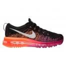Nike Flyknit Air Max GS Chaussures Running POur Femme Black Bright Magenta 620659-015