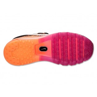 Nike Flyknit Air Max GS Chaussures Running POur Femme Black Bright Magenta 620659-015