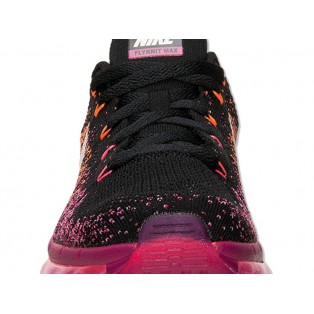 Nike Flyknit Air Max GS Chaussures Running POur Femme Black Bright Magenta 620659-015