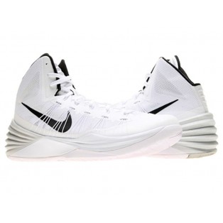 Nike Hyperdunk 2013 Chaussures de Basket_Ball Pour Homme Blanc/Noir