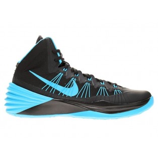 Nike Hyperdunk 2013 Chaussures de Basket_Ball Pour Homme Noir/Bleu 599537-004