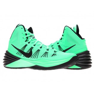 Nike Hyperdunk 2013 Chaussures de Basket_Ball Pour Homme Vert/Noir 599537-302