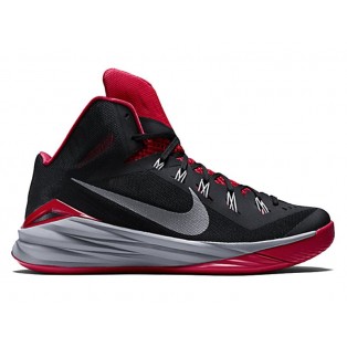 Nike Hyperdunk 2014 Chaussures Nike BasketBall Nouvelle Pour Homme Noir Gris/Rouge