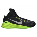 Nike Hyperdunk 2014 Chaussures Nike BasketBall Nouvelle Pour Homme Noir Vert Jaune 653640-007