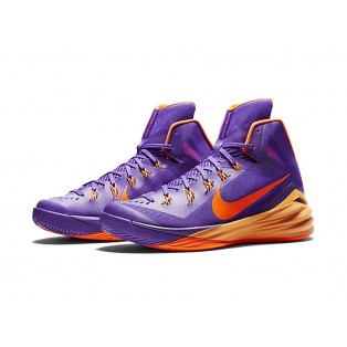 Nike Hyperdunk 2014 Chaussures Nike BasketBall Nouvelle Pour Homme Pourpre/Blond