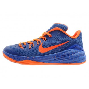 Nike Hyperdunk 2014 Low Chaussure de Basket-ball Nouvelle pour Homme Bleu Orange