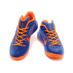 Nike Hyperdunk 2014 Low Chaussure de Basket-ball Nouvelle pour Homme Bleu Orange