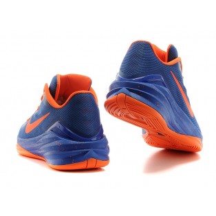 Nike Hyperdunk 2014 Low Chaussure de Basket-ball Nouvelle pour Homme Bleu Orange
