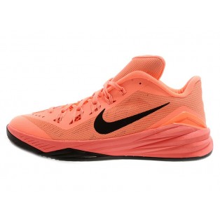 Nike Hyperdunk 2014 Low Chaussure de Basket-ball Nouvelle pour Homme Rose Noir