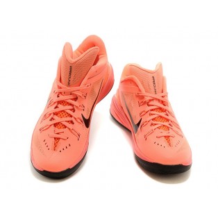 Nike Hyperdunk 2014 Low Chaussure de Basket-ball Nouvelle pour Homme Rose Noir