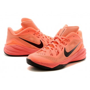 Nike Hyperdunk 2014 Low Chaussure de Basket-ball Nouvelle pour Homme Rose Noir