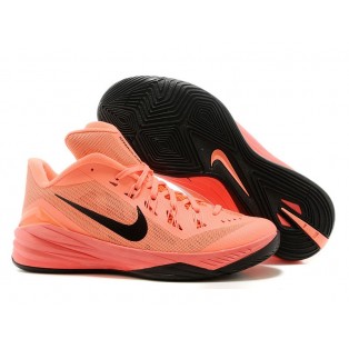 Nike Hyperdunk 2014 Low Chaussure de Basket-ball Nouvelle pour Homme Rose Noir