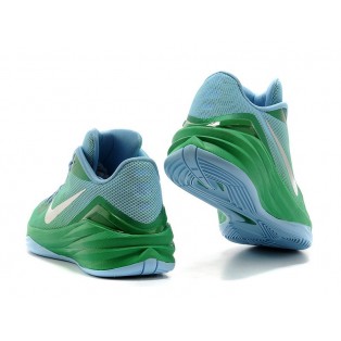 Nike Hyperdunk 2014 Low Chaussure de Basket-ball Nouvelle pour Homme Vert Bleu