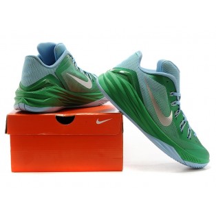 Nike Hyperdunk 2014 Low Chaussure de Basket-ball Nouvelle pour Homme Vert Bleu