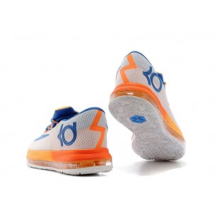 Nike KD 6/VI Elite Chaussure de Basket-ball Nouvelle Site Officiel pour Homme Blanc Bleu 642838-401