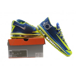 Nike KD 6/VI Elite Chaussure de Basket-ball Nouvelle Site Officiel pour Homme Bleu Vert 642838-002