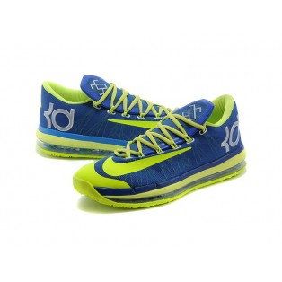 Nike KD 6/VI Elite Chaussure de Basket-ball Nouvelle Site Officiel pour Homme Bleu Vert 642838-002