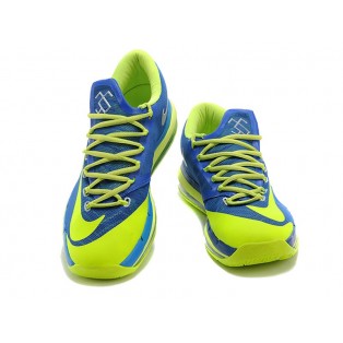Nike KD 6/VI Elite Chaussure de Basket-ball Nouvelle Site Officiel pour Homme Bleu Vert 642838-002